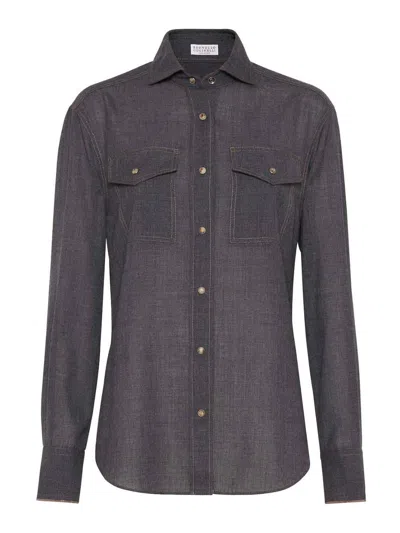 BRUNELLO CUCINELLI LONG SLEEVE SHIRT
