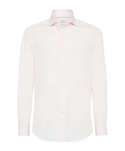 BRUNELLO CUCINELLI BRUNELLO CUCINELLI LONG SLEEVED BUTTONED SHIRT
