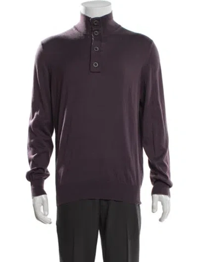 Pre-owned Brunello Cucinelli Long Sleeve Shirt In Purple