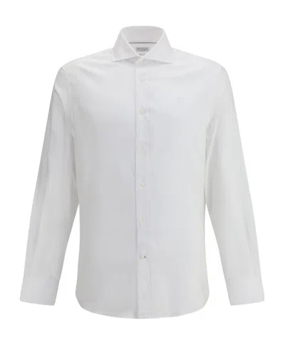 BRUNELLO CUCINELLI LONG-SLEEVE BUTTON-DOWN SHIRT