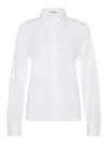 Brunello Cucinelli Monili-trim Concealed-fastening Shirt In White