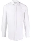 Brunello Cucinelli Long-sleeve Striped Shirt In Grau