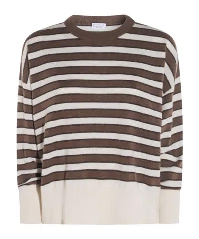 BRUNELLO CUCINELLI LONG SLEEVE SWEATER