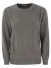 Brunello Cucinelli Long Sleeve Sweater In Gray
