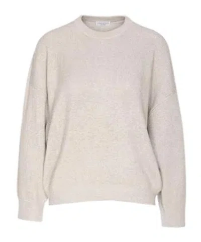 BRUNELLO CUCINELLI RIBBED CREW-NECK SWEATER