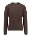 Brunello Cucinelli Long Sleeve Sweater In Brown