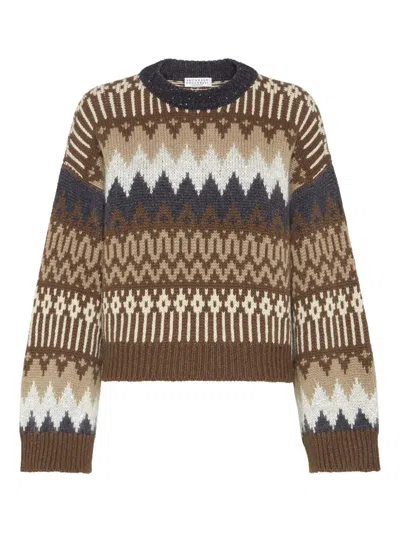 BRUNELLO CUCINELLI LONG-SLEEVE SWEATER