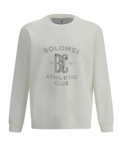 BRUNELLO CUCINELLI BRUNELLO CUCINELLI LONG SLEEVED CREWNECK SWEATSHIRT