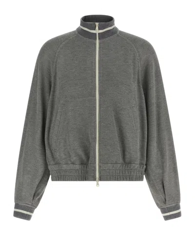 BRUNELLO CUCINELLI RIBBED-KNIT SWEATSHIRT