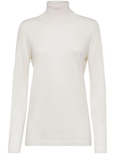 Brunello Cucinelli Long Sleeve T-shirt In White