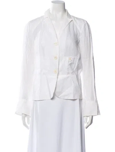 Pre-owned Brunello Cucinelli Long Sleeve Top In White