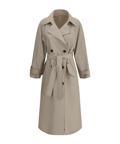 BRUNELLO CUCINELLI BELTED DOUBLE-BREASTED TRENCH COAT