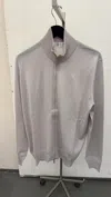 Brunello Cucinelli Long-sleeved Cardigan In Gray