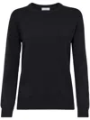 Brunello Cucinelli Long-sleeved Cashmere-knit Top In Grau