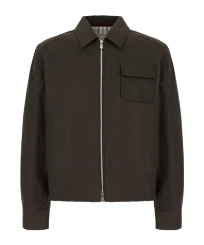 Brunello Cucinelli Long-sleeved Casual Jacket In Black