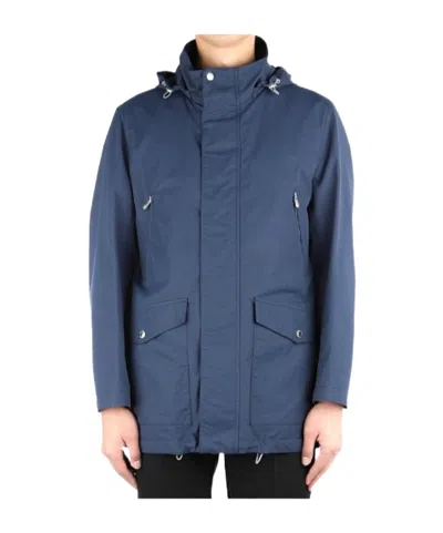 Brunello Cucinelli Long-sleeved Casual Jacket In Blue
