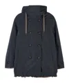 Brunello Cucinelli Long-sleeved Casual Jacket In Navy Blue