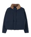 Brunello Cucinelli Long-sleeved Casual Jacket In Navy Blue