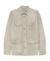 Brunello Cucinelli Waterproof Beige Techno Cotton Jacket In Nude