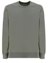 Brunello Cucinelli Long-sleeved Cotton Sweater In Green