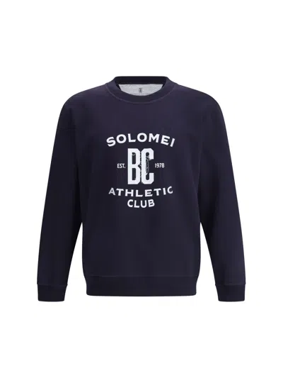 BRUNELLO CUCINELLI BRUNELLO CUCINELLI LONG SLEEVED CREWNECK SWEATSHIRT