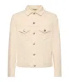 Brunello Cucinelli Denim Jacket Casual Jackets And Parka Beige
