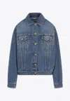 Brunello Cucinelli Denim Jacket Buttoned Pockets In Blue
