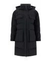 Brunello Cucinelli Long-sleeved Down Jacket In Black