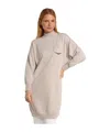 Brunello Cucinelli Long-sleeved Dress In Nude