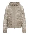 Brunello Cucinelli Dazzling Open-knit Cardigan