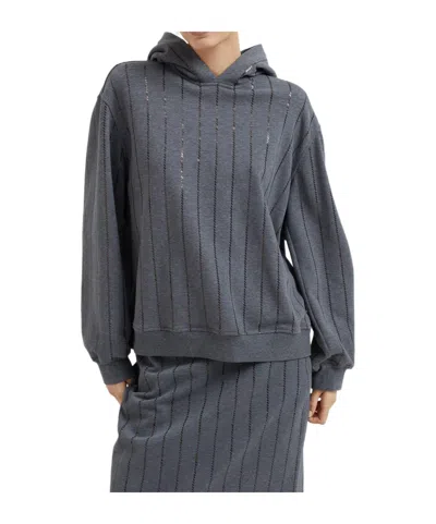 Brunello Cucinelli Long-sleeved Hooded Sweatshirt