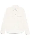 Brunello Cucinelli Men Shirt Jacket In White