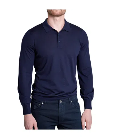 Brunello Cucinelli Long Sleeved Knitted Polo Shirt In Black