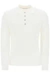 BRUNELLO CUCINELLI LONG SLEEVED KNITTED POLO SHIRT