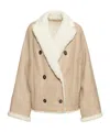 Brunello Cucinelli Long-sleeved Leather Jacket