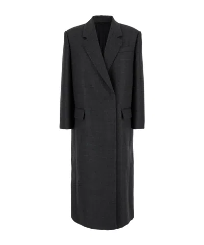 BRUNELLO CUCINELLI BRUNELLO CUCINELLI LONG SLEEVED OVERSIZED COAT