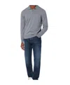 Brunello Cucinelli Long-sleeved Polo Shirt In Blue