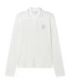 Brunello Cucinelli Printed Cotton-jersey Polo Shirt In White