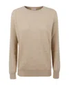 Brunello Cucinelli Long-sleeved Pullover In Brown