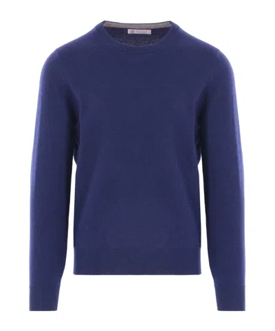 BRUNELLO CUCINELLI BRUNELLO CUCINELLI LONG SLEEVED RIBBED HEM SWEATER