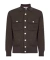 Brunello Cucinelli Long-sleeved Knitted Cardigan In Brown