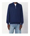 Brunello Cucinelli Long-sleeved Ribbed Sweater In Blue