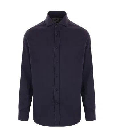 Brunello Cucinelli Long-sleeved Shirt In Black