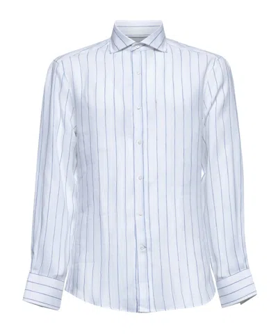 Brunello Cucinelli Long-sleeved Shirt In White