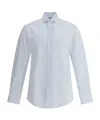 Brunello Cucinelli Striped Shirt In White
