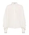 Brunello Cucinelli Long-sleeved Shirt In White