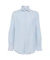 Brunello Cucinelli Long-sleeved Shirt In White