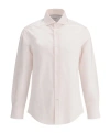 Brunello Cucinelli Long-sleeved Shirt In White
