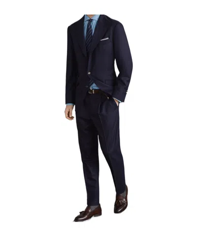 Brunello Cucinelli Long-sleeved Suit In Black