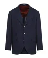 Brunello Cucinelli Long-sleeved Suit Coat In Black